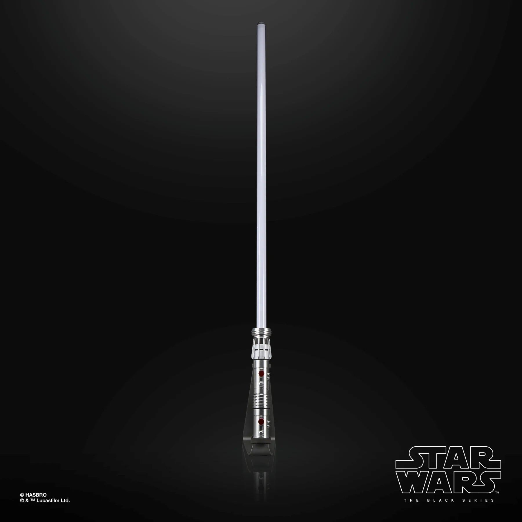 Figurine Sabre Laser Force FX Elite Maul de la série Black Series Star Wars, détail précis et design réaliste.