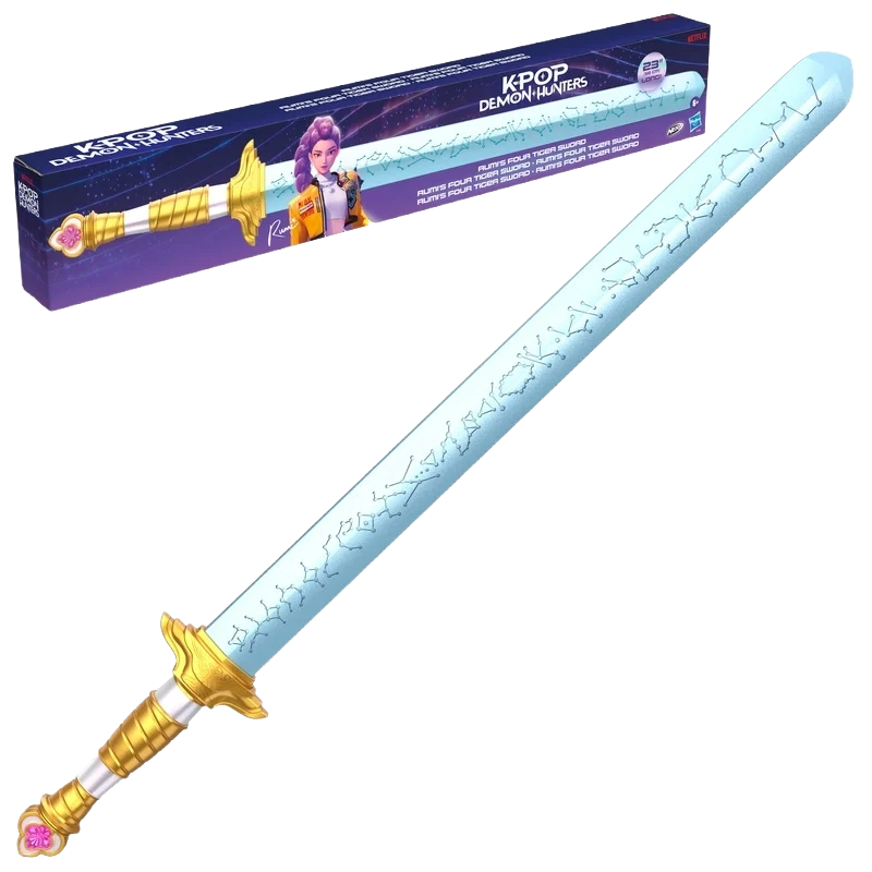 K-POP DEMON HUNTERS - L'épée aux 4 tigres de Rumi - Nerf 61cm - Toys Legacy Collection