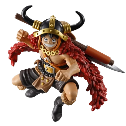 Figurine Luffy Giant Bash!! Vol.1 de 13 cm de Bandai, figurine détaillée de l'univers One Piece, pose dynamique et expressive.