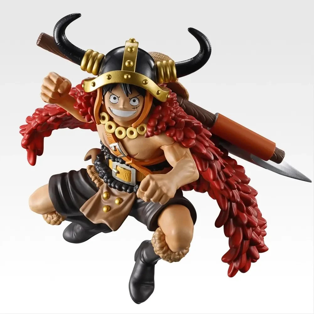 Figurine Luffy Giant Bash!! Vol.1 de 13 cm de Bandai, personnage de la série One Piece, montrée en position dynamique.