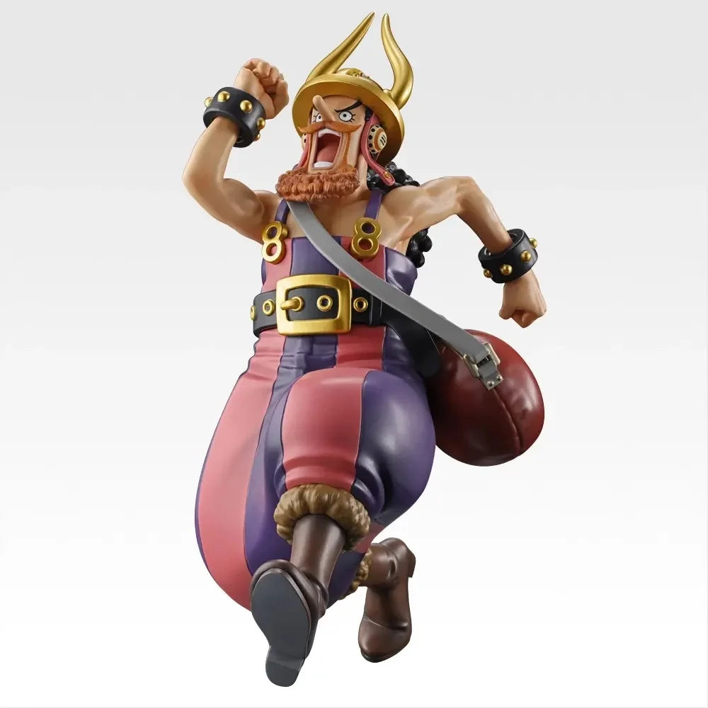 Figurine Bandai de 15 cm de Usopp de One Piece - Giant Bash!! Vol.1, détail précis et pose dynamique.