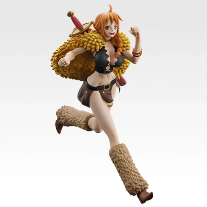 Figurine Bandai Nami de One Piece, Giant Bash!! Vol.1, 15 cm, personnage détaillé et coloré, vue de face.