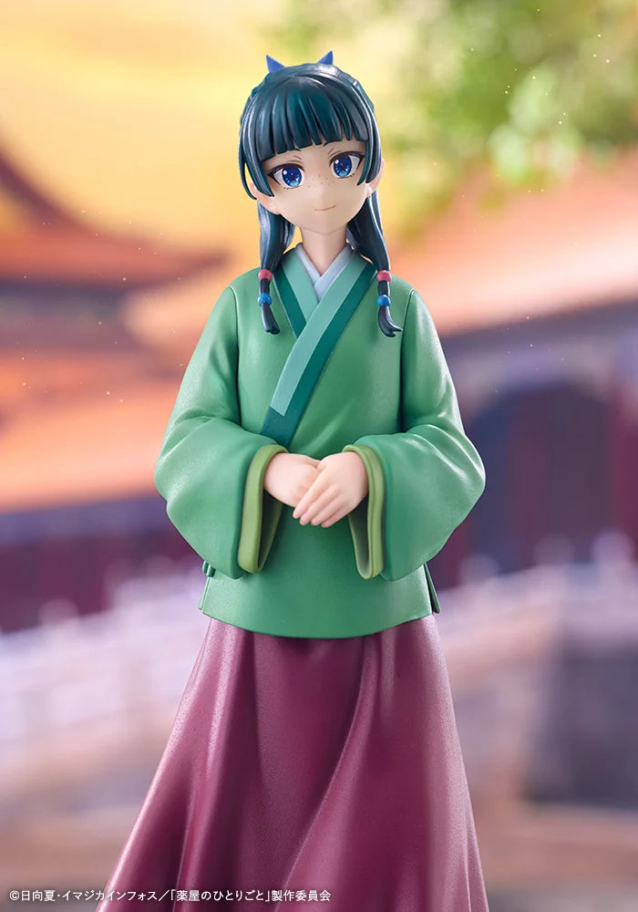 Figurine Maomao des Carnets de l'Apothicaire, statuette Kotobukiya Oshi Works de 20 cm, détail artistique et coloré.