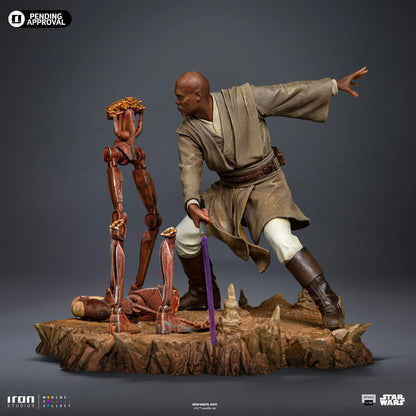 STAR WARS - Mace Windu - Statuette Art Scale 1/10 17.85cm