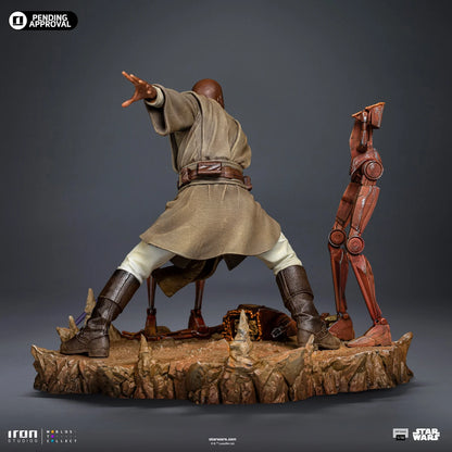 STAR WARS - Mace Windu - Statuette Art Scale 1/10 17.85cm