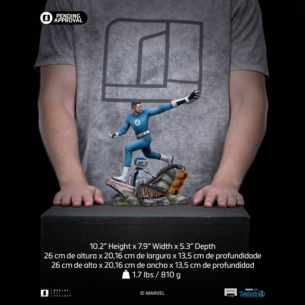 LES 4 FANTASTIQUES 2025 - Mr Fantastic - Statuette Art Scale 1/10 26cm - Toys Legacy Collection