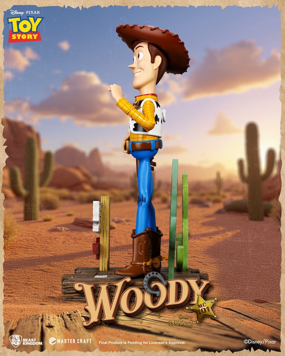 TOY STORY - Sheriff Woody - Statuette Master Craft 44cm - Toys Legacy Collection