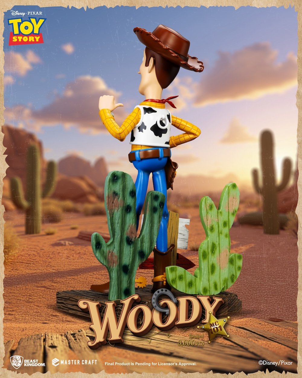 TOY STORY - Sheriff Woody - Statuette Master Craft 44cm - Toys Legacy Collection