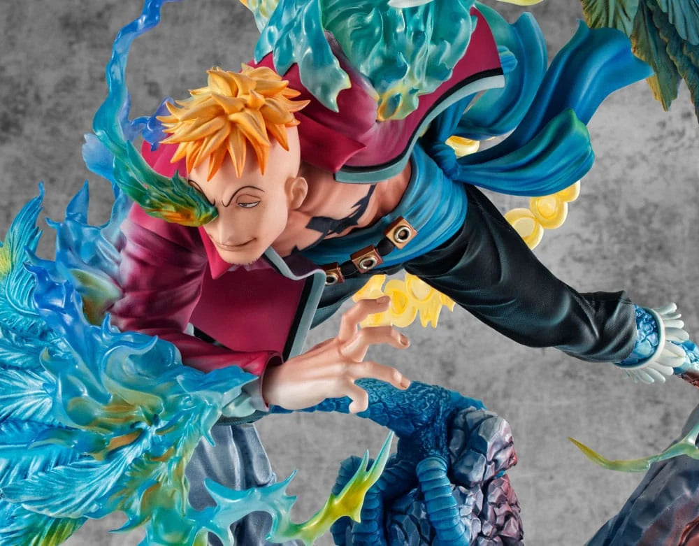 ONE PIECE - Marco the Phoenix - Statuette P.O.P MAS 32cm - Toys Legacy Collection