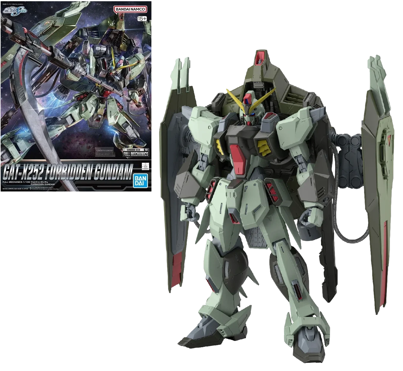 GUNDAM - FULL MECHANICS 1/100 Forbidden Gundam - Model Kit