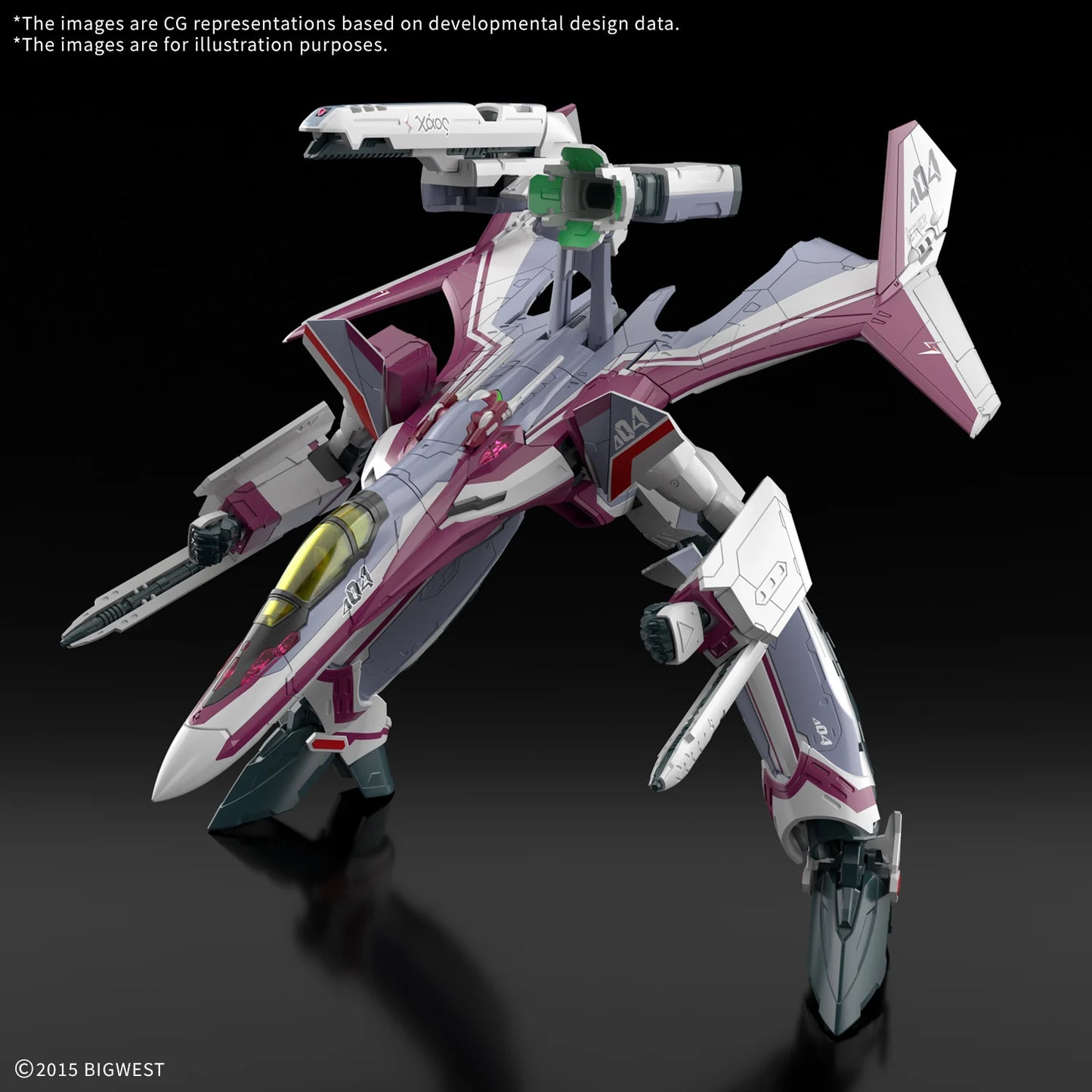 MACROSS - HG 1/100 VF-31C Siegfried (Farina Jenius) - Model Kit - Toys Legacy Collection