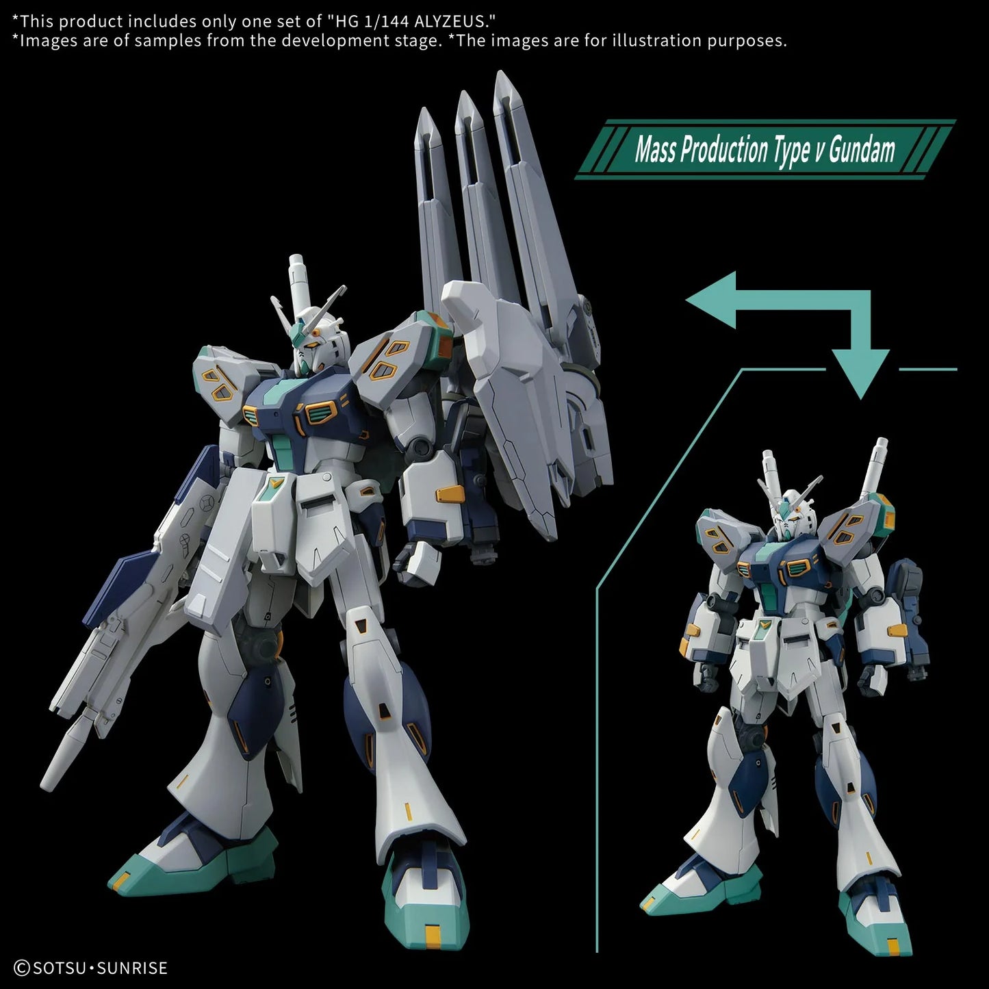 GUNDAM Hathaway Sorcery of Nymph Circe - 1/144 HGUC Alyzeus - Toys Legacy Collection