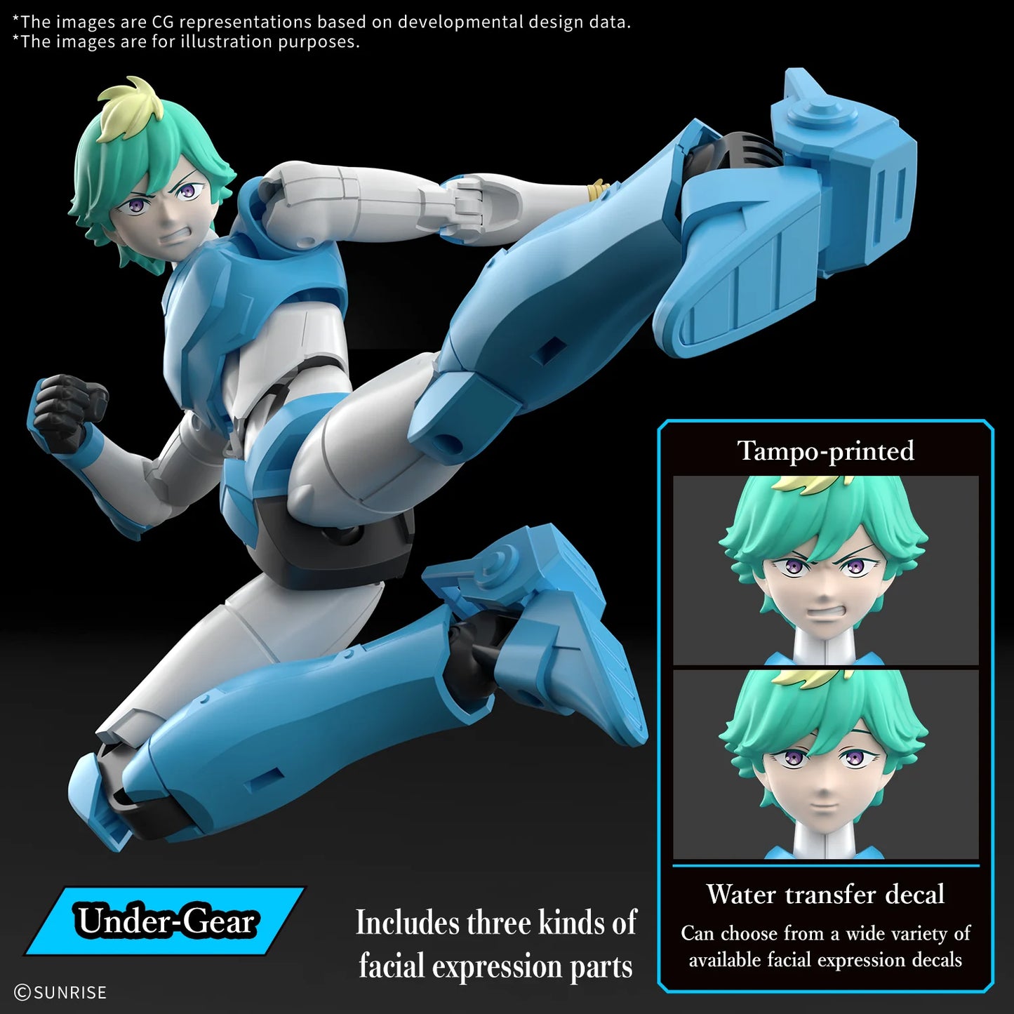 SAMURAI TROOPER -30MF Yoroi-Shinden Samurai Troopers Water - Model Kit - Toys Legacy Collection