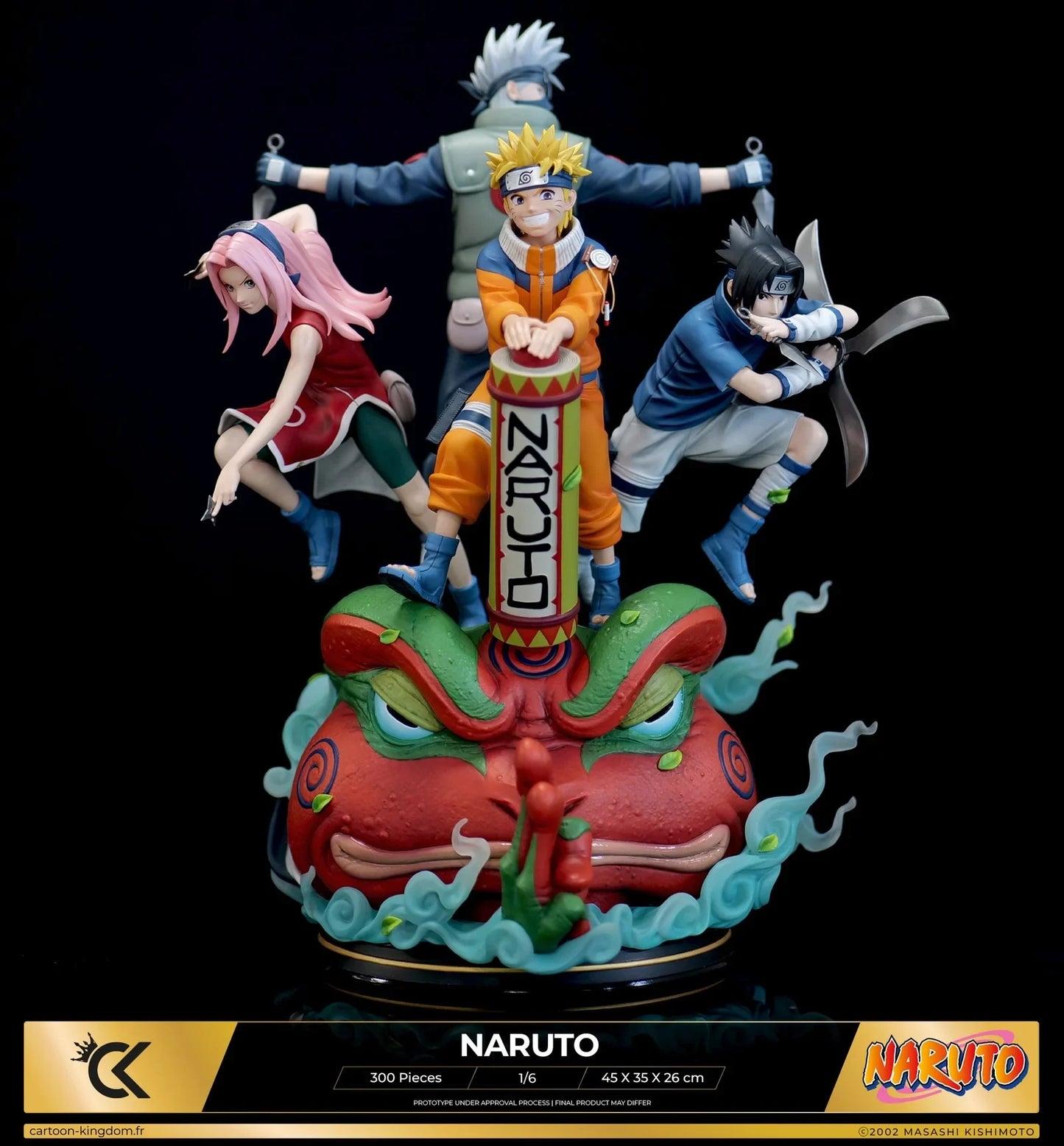 NARUTO - Naruto Team - Statue Resin 1/6 45cm - Toys Legacy Collection