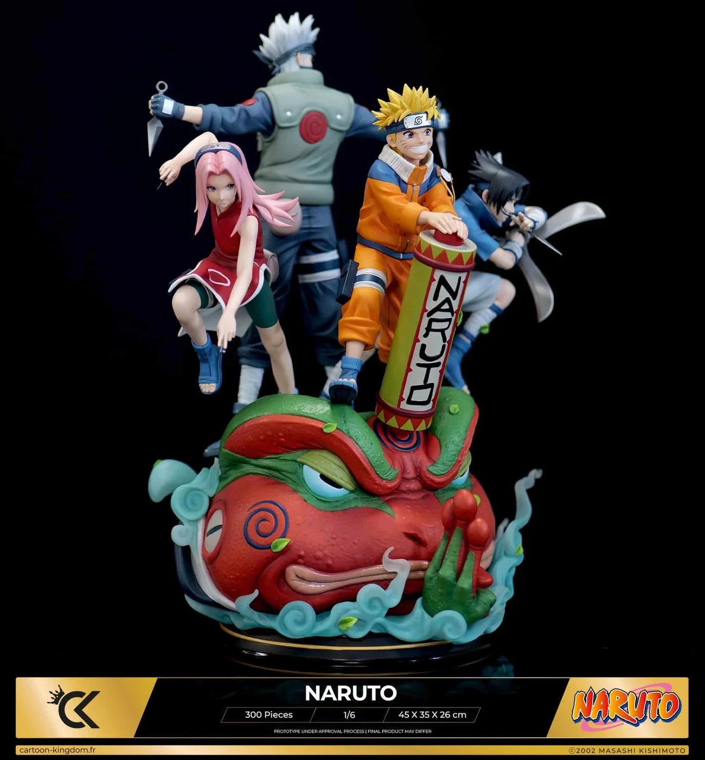 NARUTO - Naruto Team - Statue Resin 1/6 45cm - Toys Legacy Collection