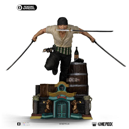 ONE PIECE LIVE ACTION - Zoro - Statuette Art Scale 1/10 19.2cm - Toys Legacy Collection