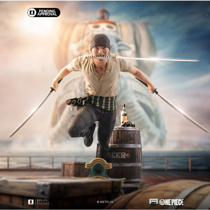 ONE PIECE LIVE ACTION - Zoro - Statuette Art Scale 1/10 19.2cm - Toys Legacy Collection