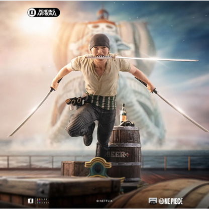 ONE PIECE LIVE ACTION - Zoro - Statuette Art Scale 1/10 19.2cm - Toys Legacy Collection