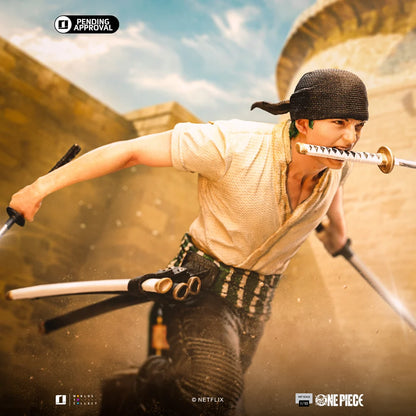 ONE PIECE LIVE ACTION - Zoro - Statuette Art Scale 1/10 19.2cm - Toys Legacy Collection