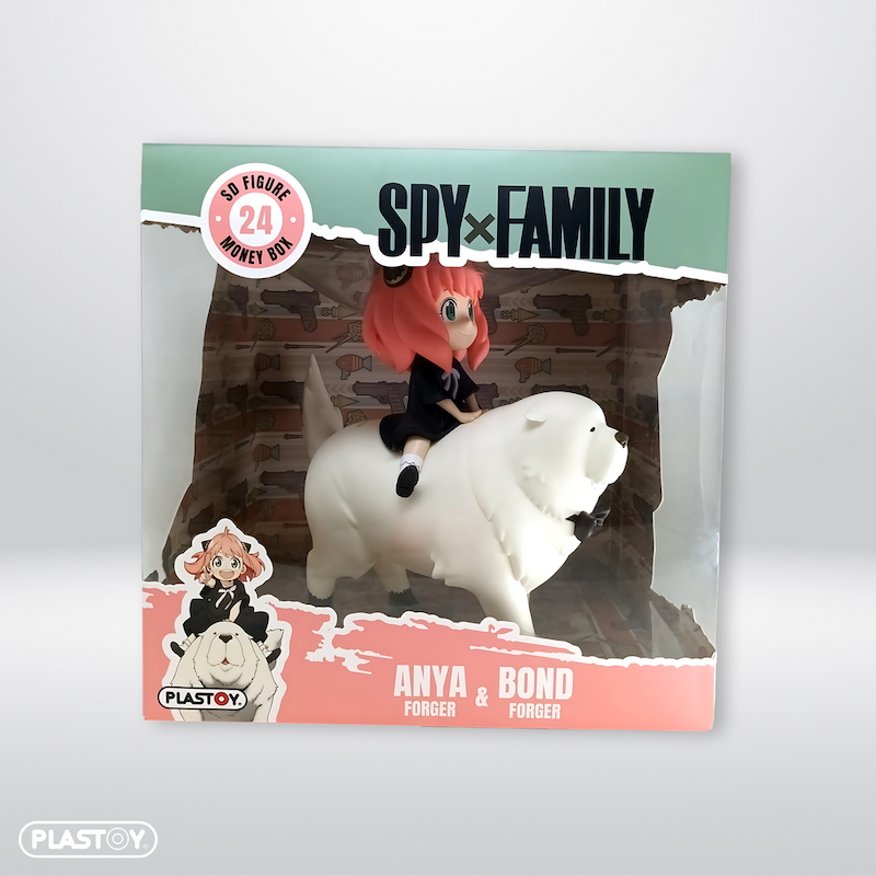 SPY X FAMILY - Anya & Bond - Tirelire PVC 32cm - Toys Legacy Collection
