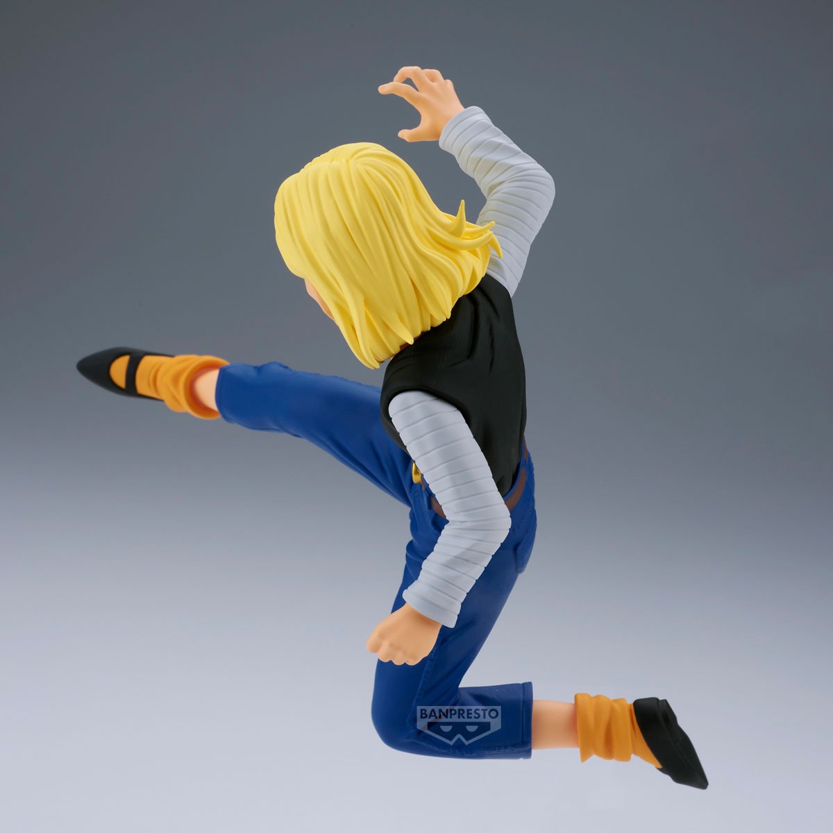 DRAGON BALL Z - Android 18 & Mr. Satan -Figurine Match Makers 11 & 8cm - Toys Legacy Collection