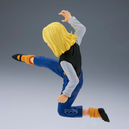 DRAGON BALL Z - Android 18 & Mr. Satan -Figurine Match Makers 11 & 8cm - Toys Legacy Collection
