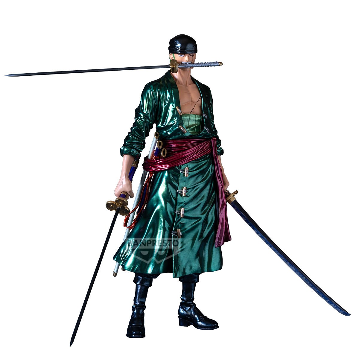 ONE PIECE - Roronoa Zoro - Figurine Premium The Metallic 30cm - Toys Legacy Collection
