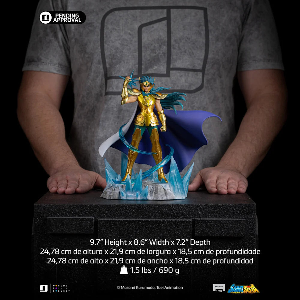 SAINT SEIYA - Aquarius Camus - Statuette Art Scale 1/10 25cm - Toys Legacy Collection