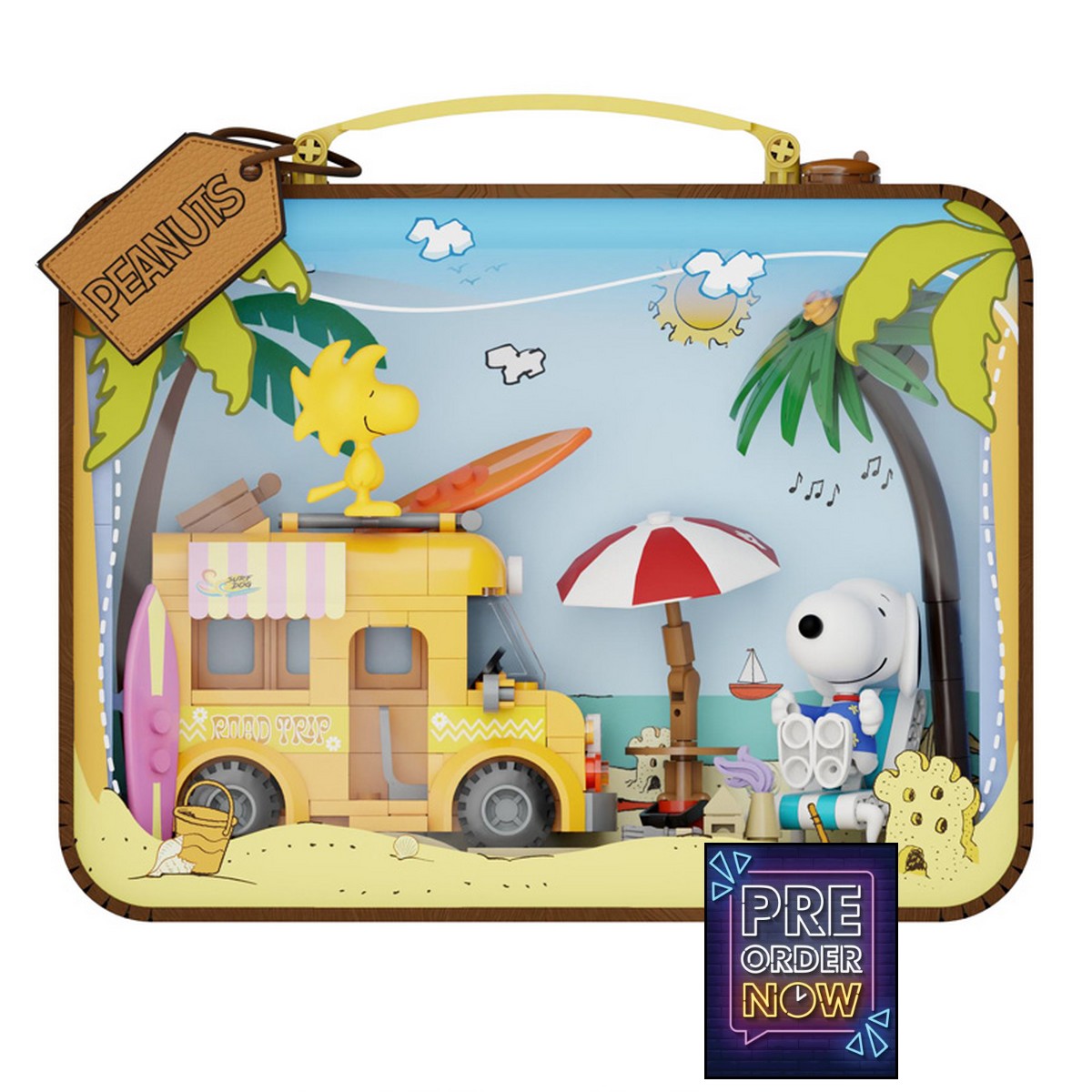 Snoopy Pantasy Snoopy's Suitcase 17cm