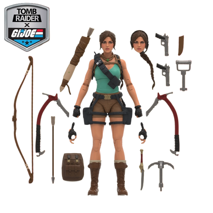 Figurine articulée TOMB RAIDER x G.I. JOE de Lara Croft