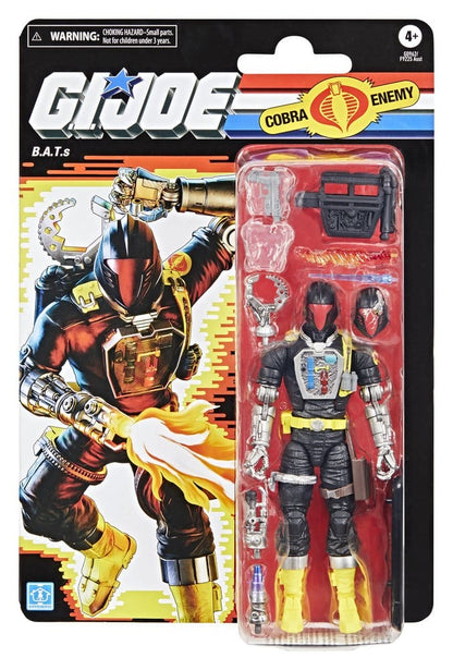 Figurine Hasbro G.I. Joe Classified Series Retro B.A.T. 15 cm avec accessoires visibles