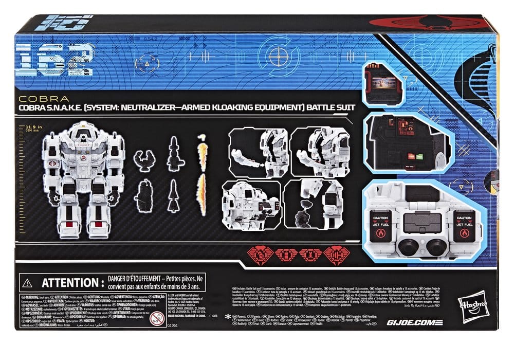 Figurine Hasbro G.I. Joe Classified Series #162, combinaison de combat Cobra S.N.A.K.E. 15 cm