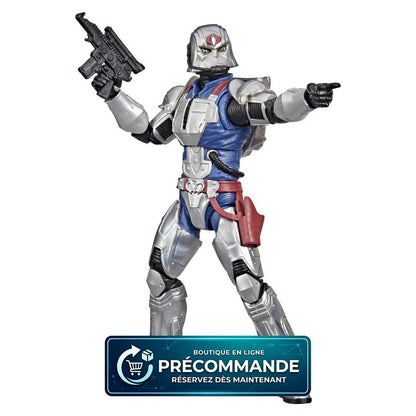 Figurine Hasbro G.I. Joe Classified Series #168 Cobra Commander avec armure de combat, 15 cm
