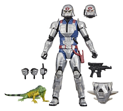 Figurine Hasbro G.I. Joe Classified Series #168 Cobra Commander avec armure de combat, 15 cm