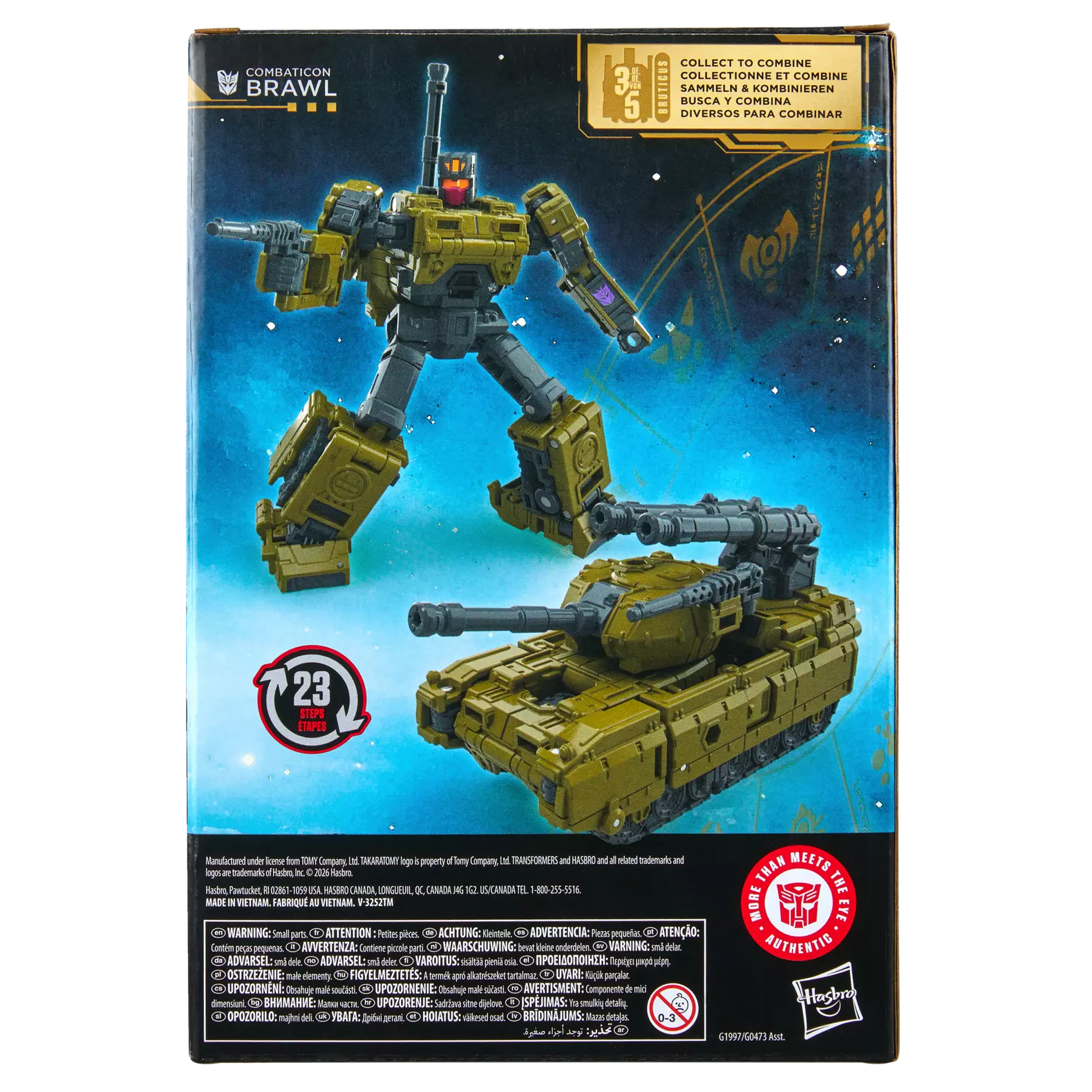 Transformers Age of the Primes Voyageur Combaticon Brawl - Toys Legacy Collection