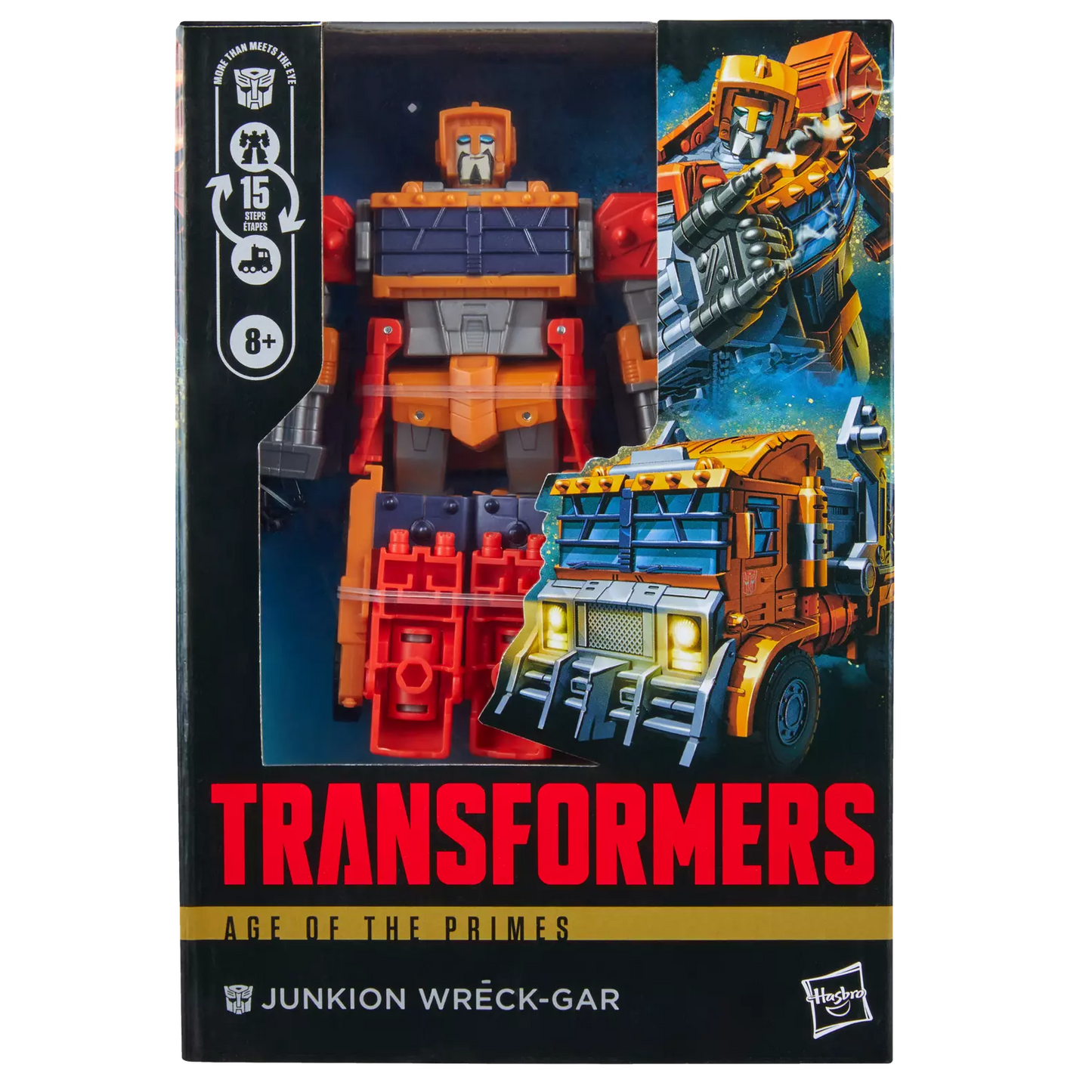 Transformers Age of the Primes Voyageur Junkion Wreck-Gar - Toys Legacy Collection