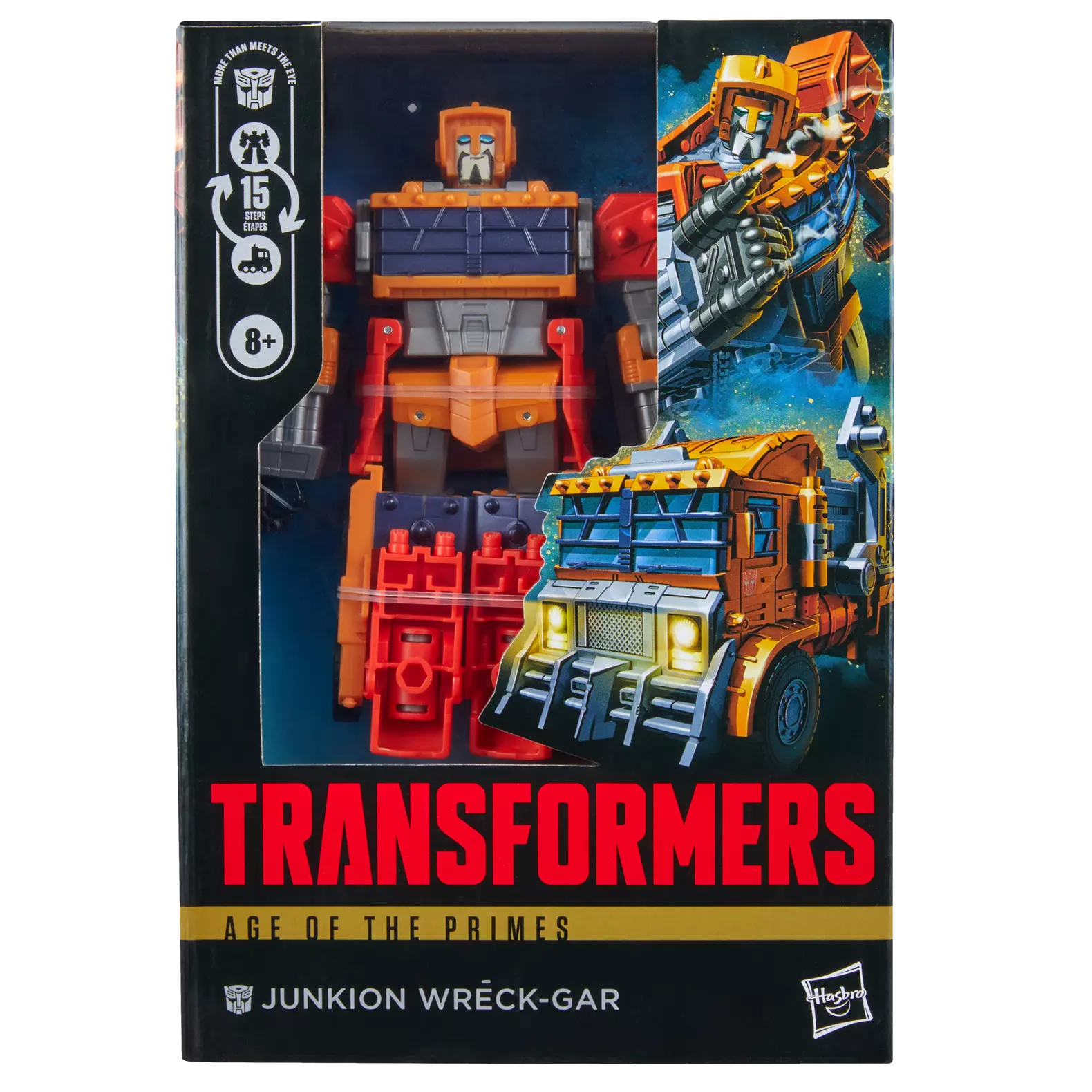 Transformers Age of the Primes Voyageur Junkion Wreck-Gar - Toys Legacy Collection