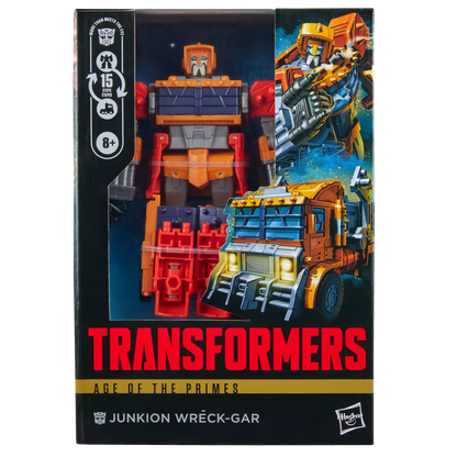 Transformers Age of the Primes Voyageur Junkion Wreck-Gar - Toys Legacy Collection