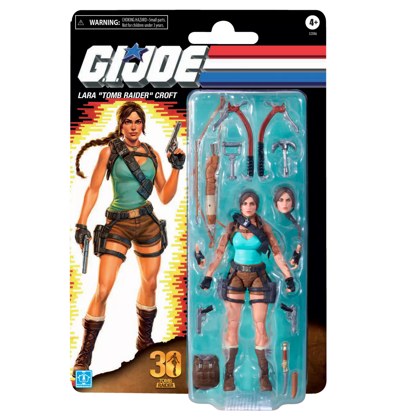 Figurine articulée TOMB RAIDER x G.I. JOE de Lara Croft