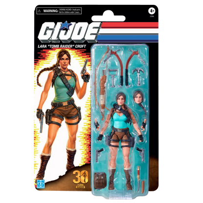Figurine articulée TOMB RAIDER x G.I. JOE de Lara Croft