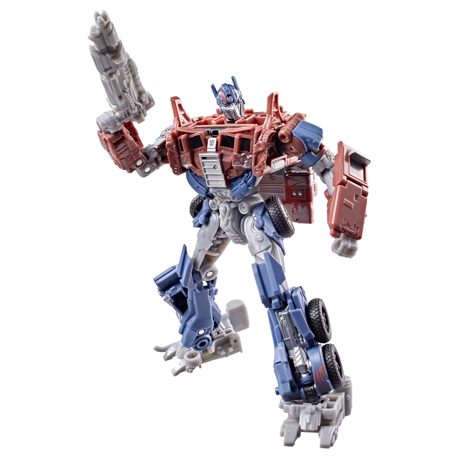 Figurine Transformers Studio Series Optimus Prime Voyager Class de l'Âge de l'extinction, détail et articulation de la figurine Hasbro