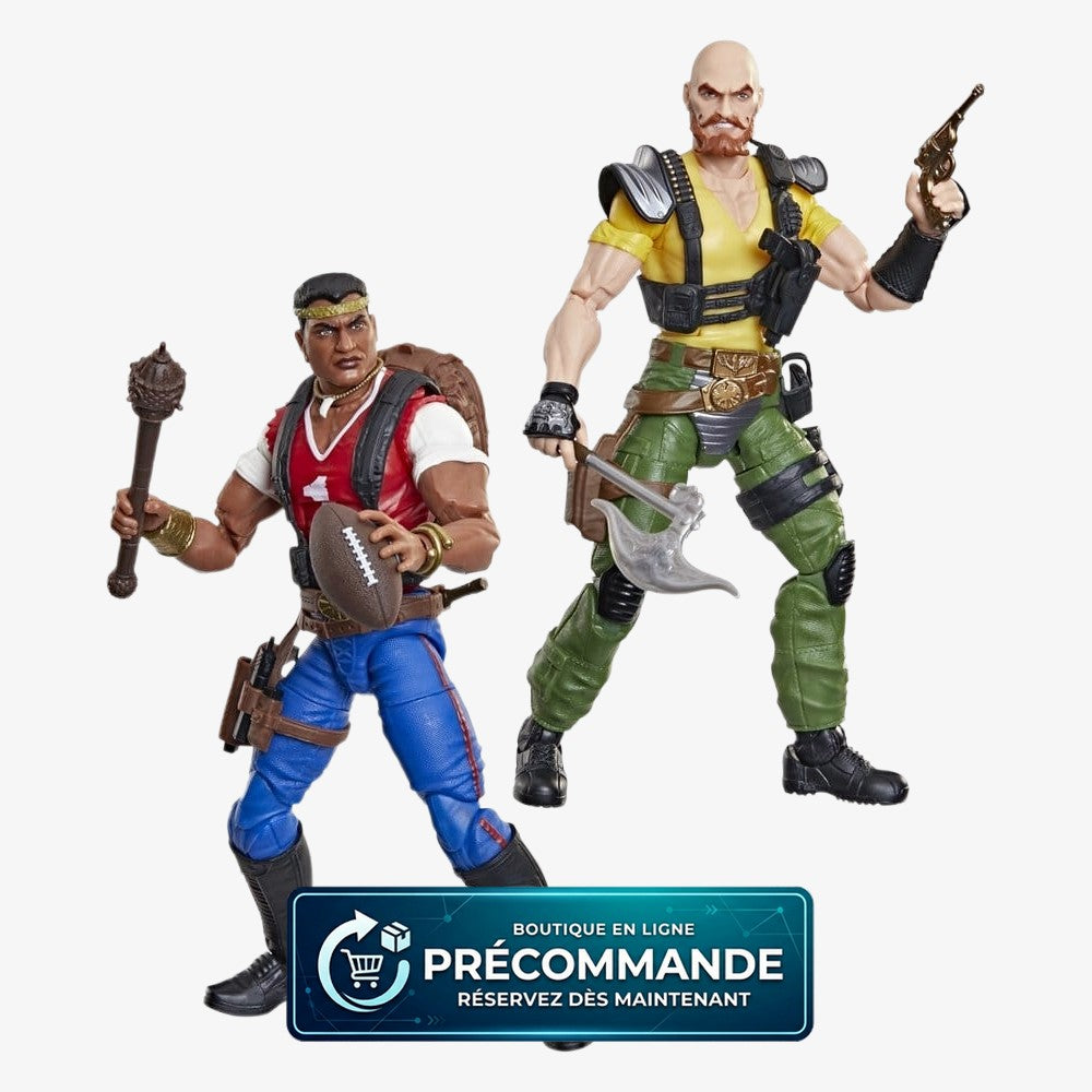 Figurines G.I. Joe Classified Series de 15 cm, David "Red Dog" Taputapu et Varujan "Taurus" Ayvazyan, par Hasbro.