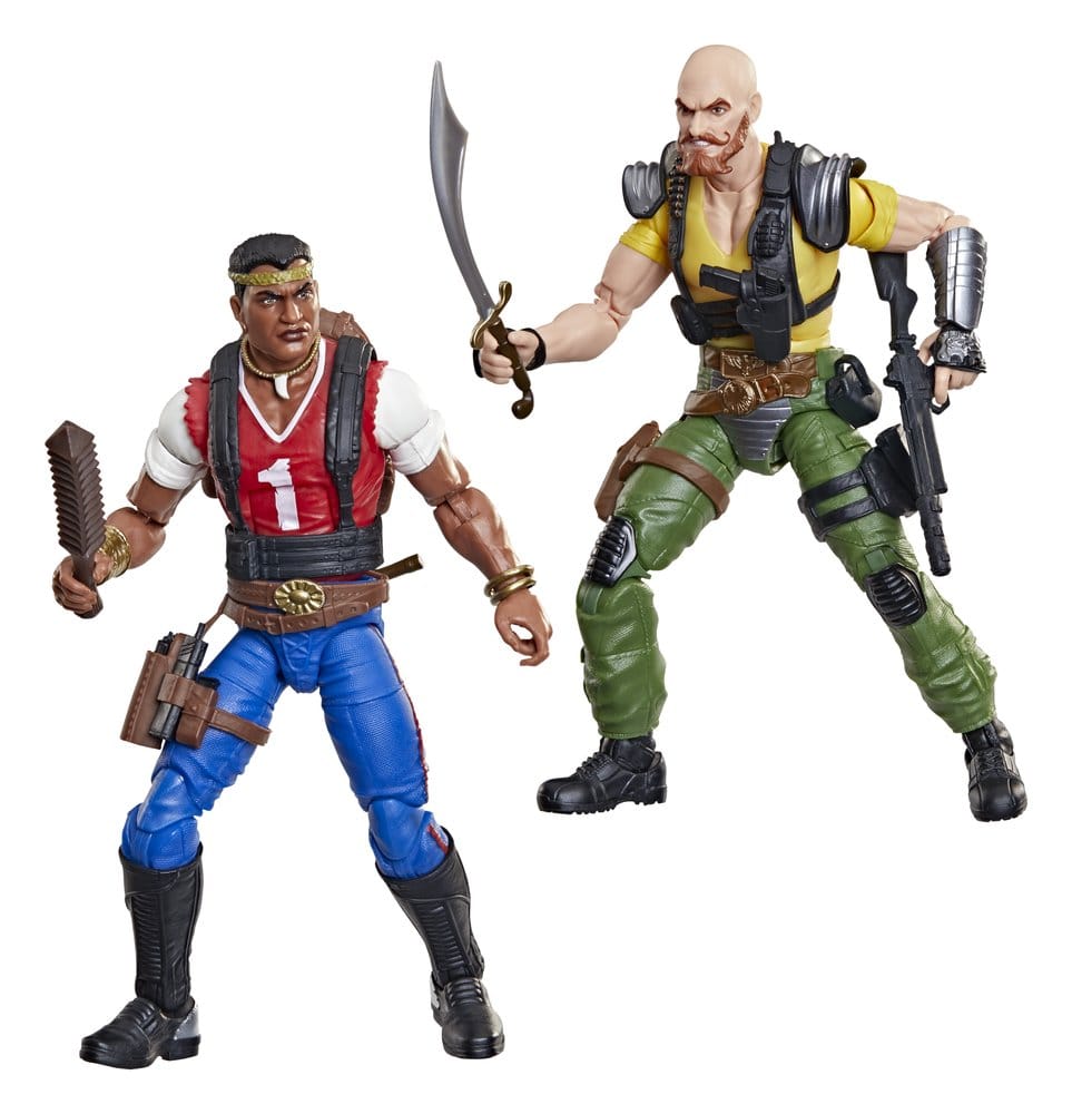 Figurines G.I. Joe Classified Series de 15 cm, David "Red Dog" Taputapu et Varujan "Taurus" Ayvazyan, fabriquées par Hasbro