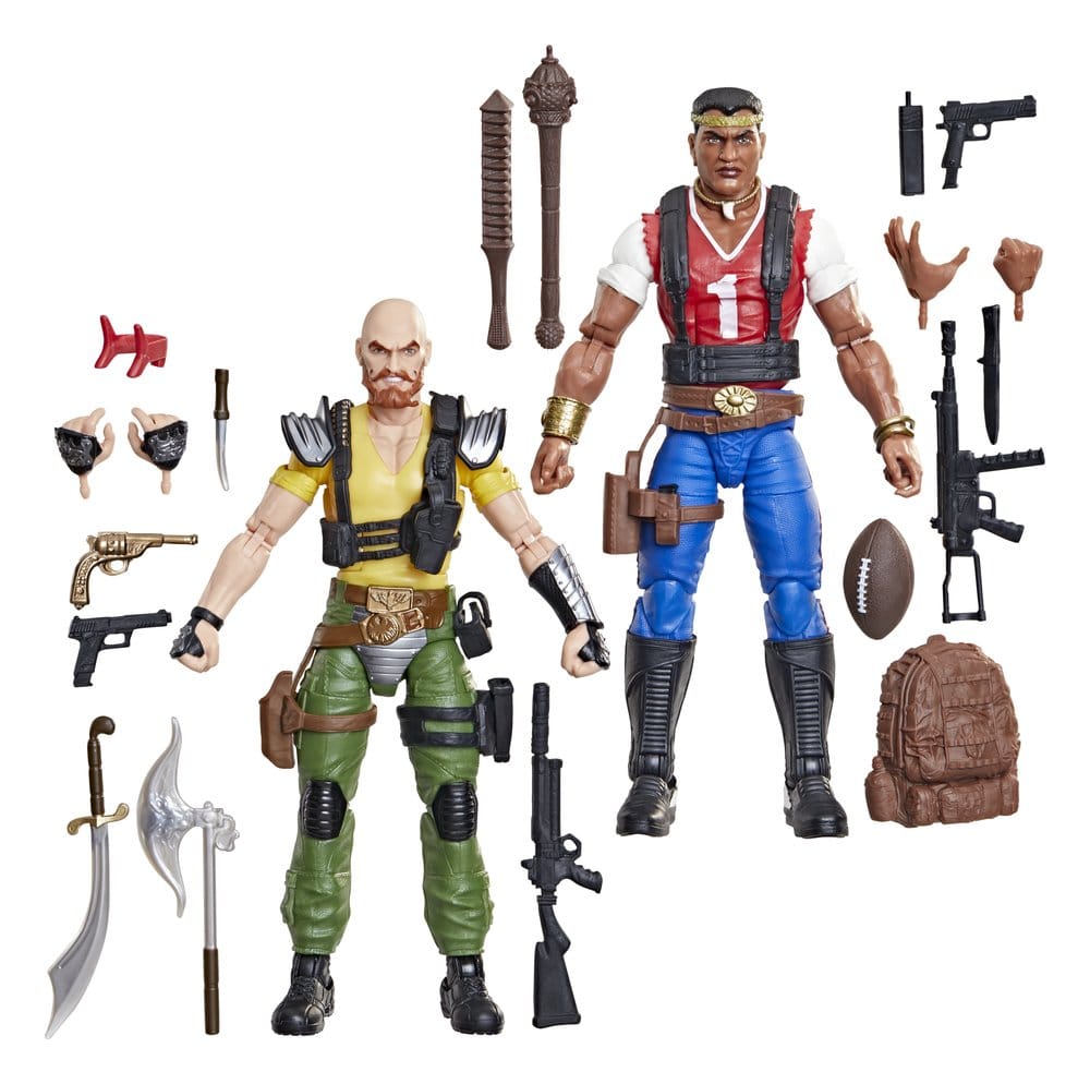 Figurines G.I. Joe Classified Series, pack de 2, David "Red Dog" Taputapu et Varujan "Taurus" Ayvazyan, 15 cm, par Hasbro