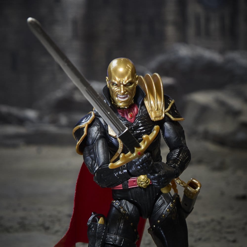 Figurine G.I. Joe Classified Series Destro et véhicule Despoiler de 15 cm, figurine détaillée avec véhicule de la marque Hasbro