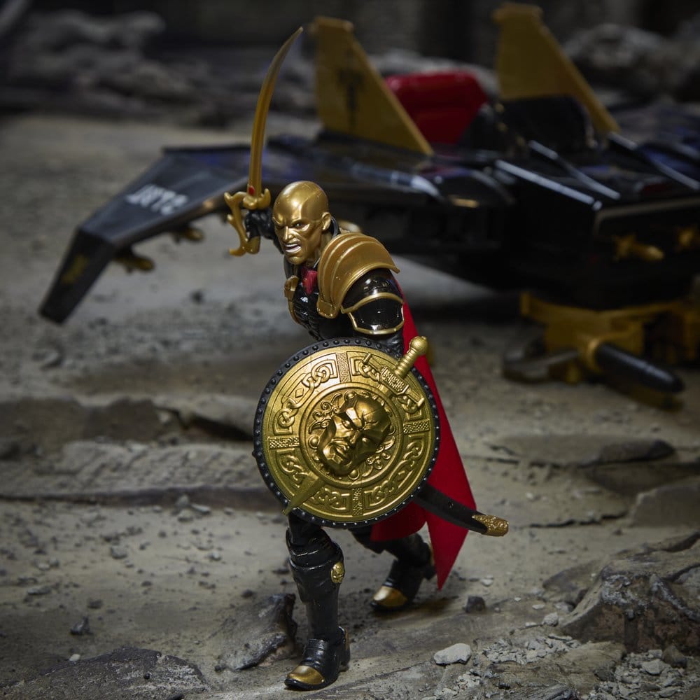 Figurine G.I. Joe Classified Series Destro avec véhicule Despoiler de 15 cm, figurine et véhicule de collection Hasbro