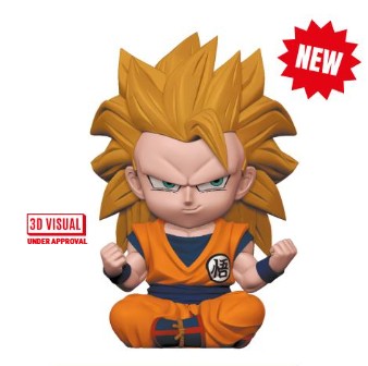 Dragon Ball Z : Son Goku Super Sayan 3 money bank