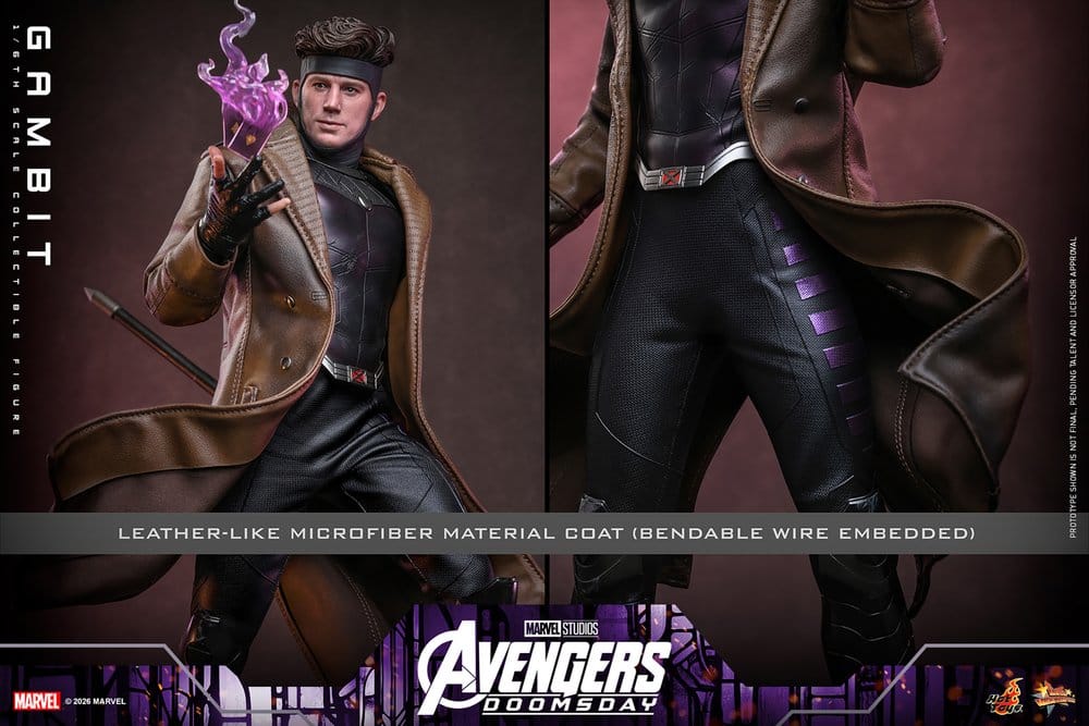 Avengers: Doomsday – Figurine Movie Masterpiece 1/6 Gambit – 31 cm