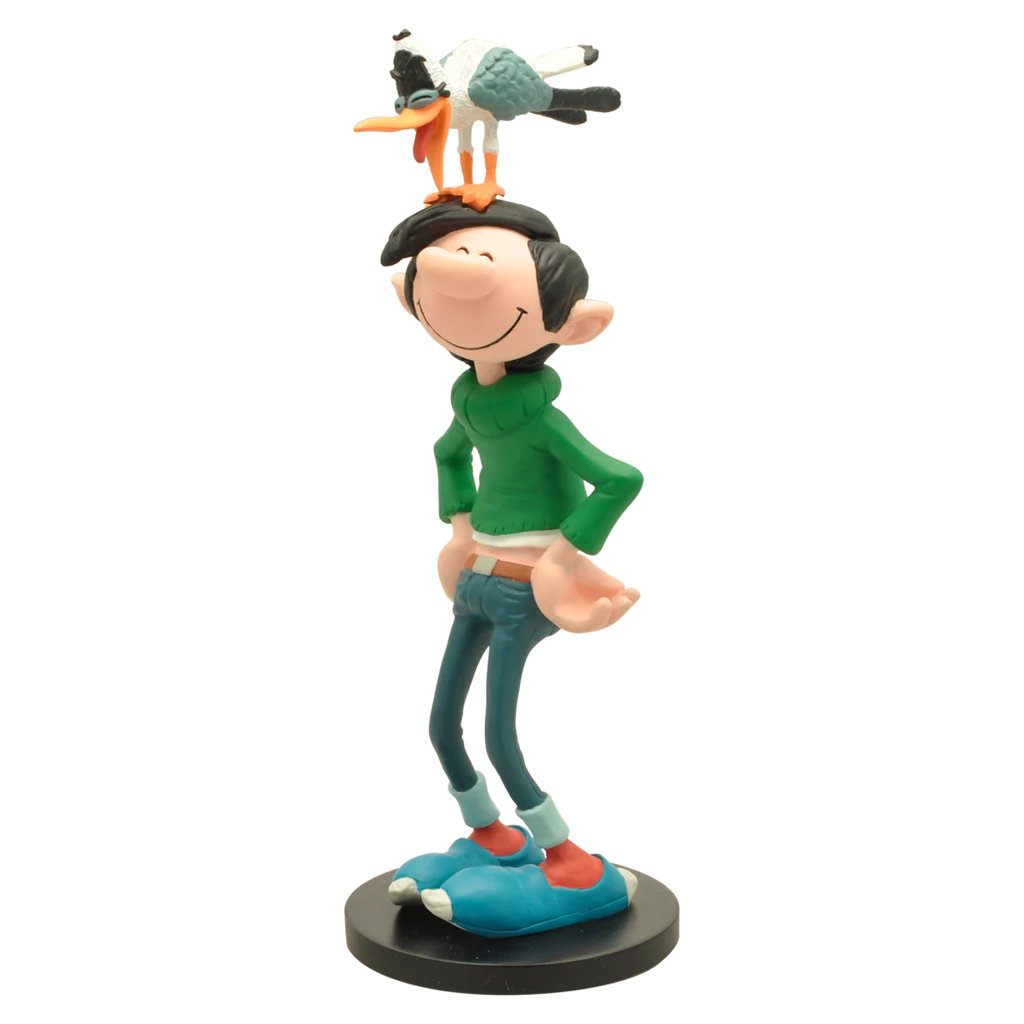 FIGURINE GASTON ET LA MOUETTE RIEUSE
