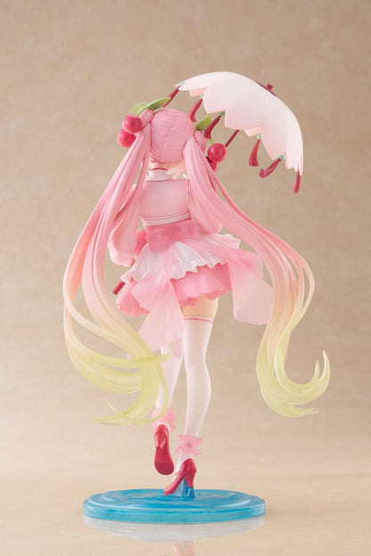 Hatsune Miku AMP statuette Written  Newley Miku Sakura Dress Ver. 21 cm